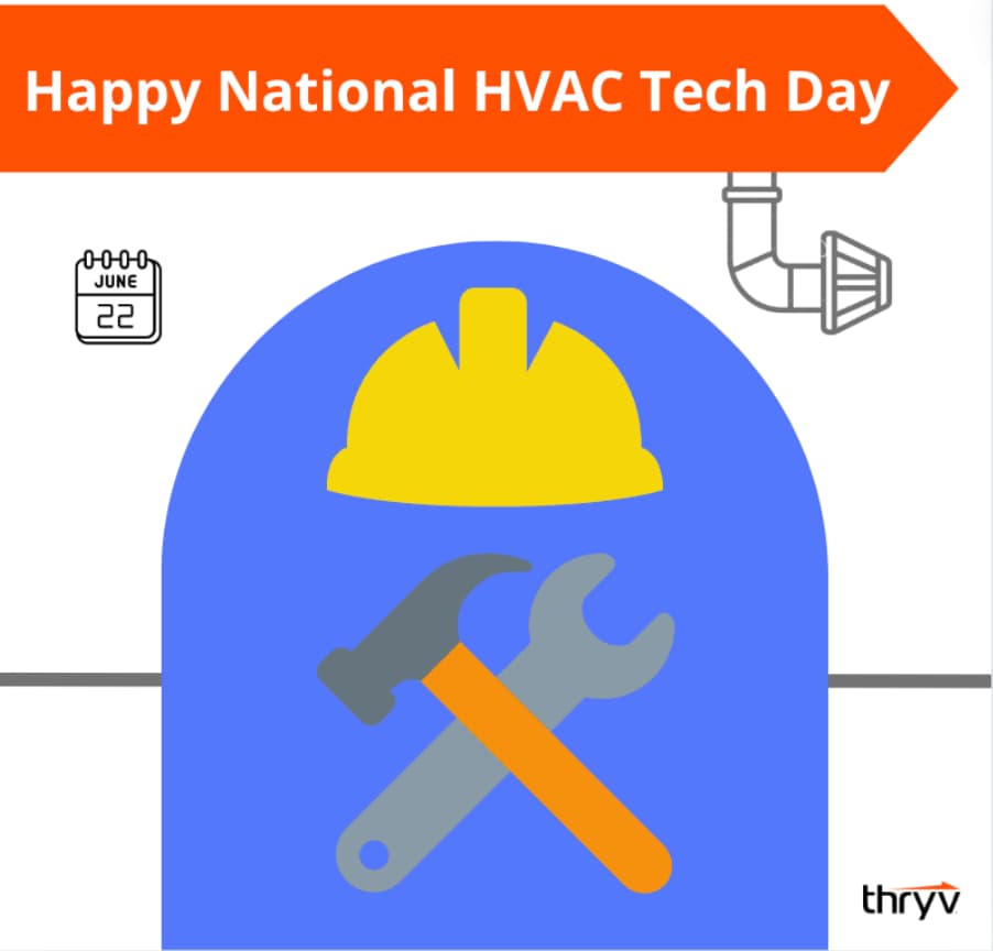 national hvac tech day social media post